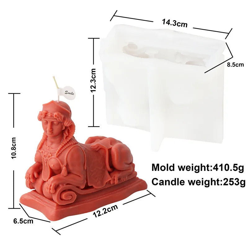Sphinx Silicone Candle Mould