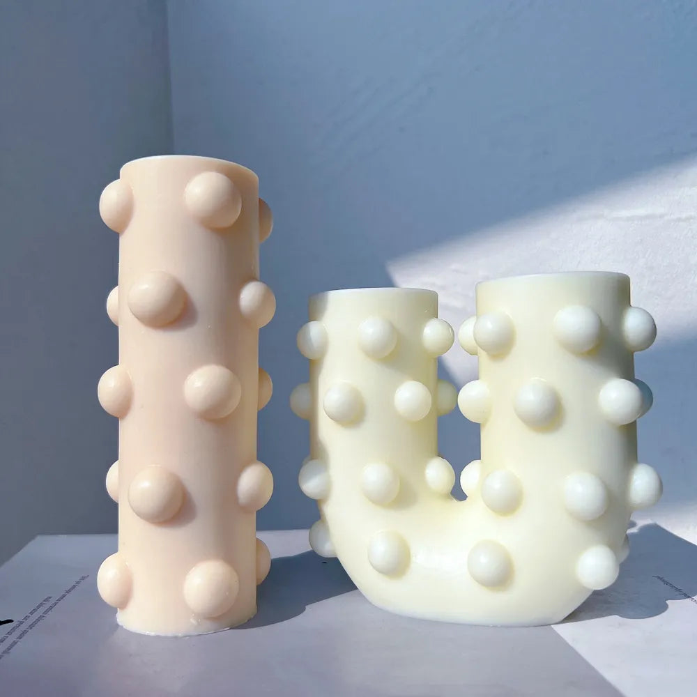 Geometric Shapes Candle Moulds