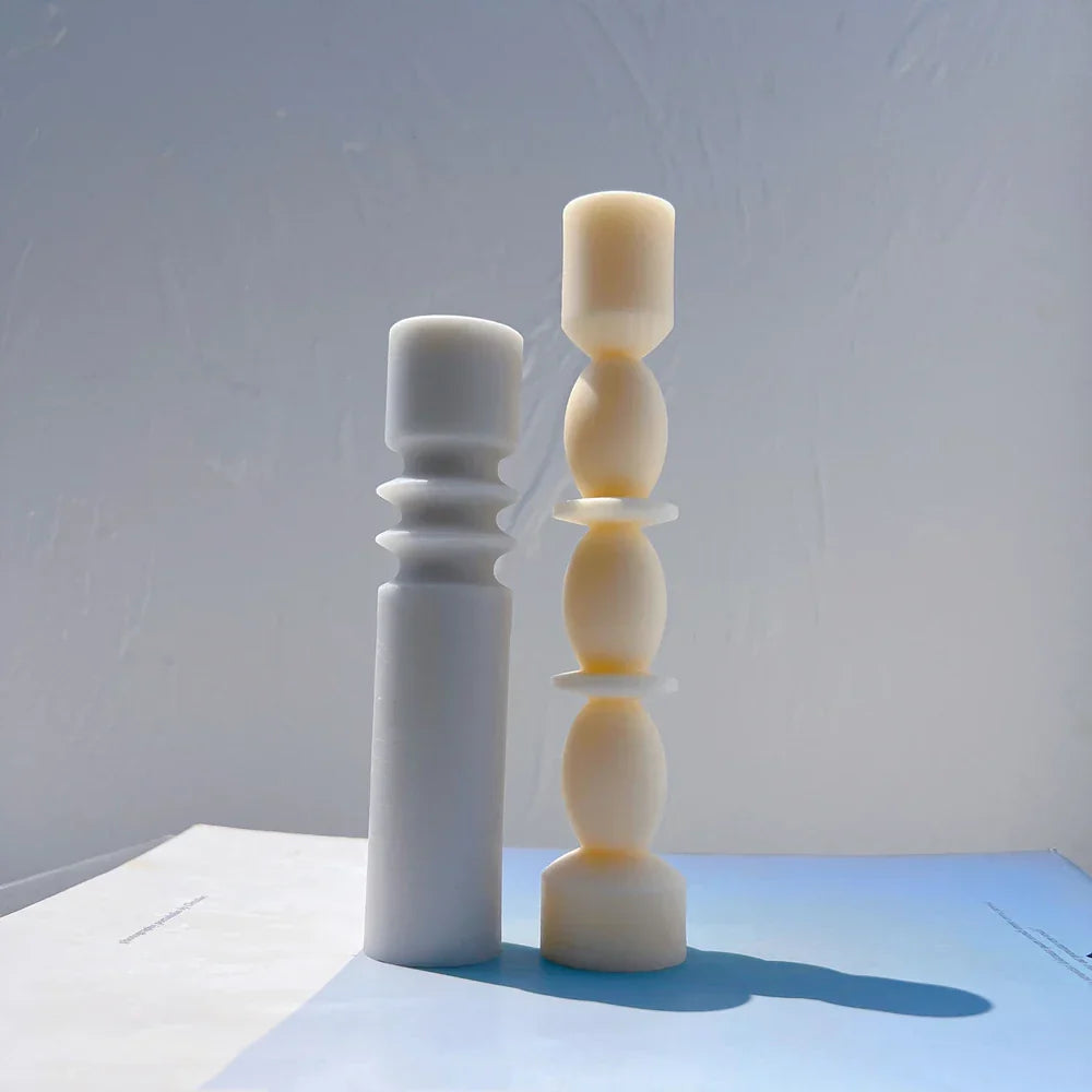 3 Shapes Taper Candle Mould