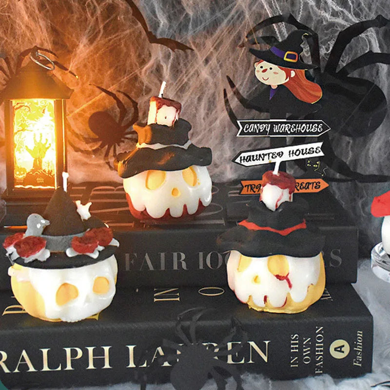 3D Evil Pumpkin Candle Mould
