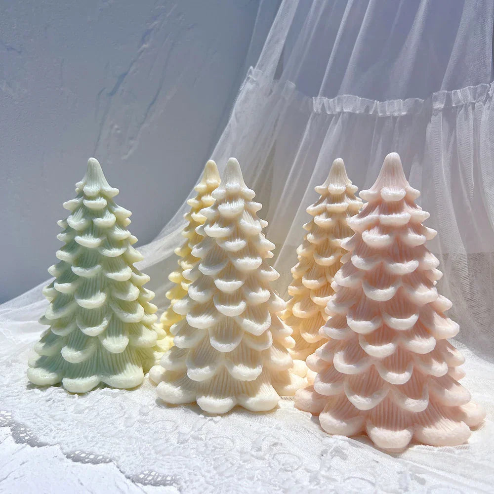 17.5CM Christmas Tree Silicone Candle Mould