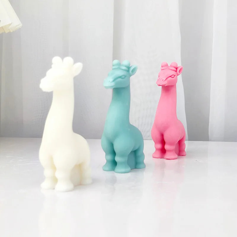 Giraffe and Duck Candle Silicone Mould