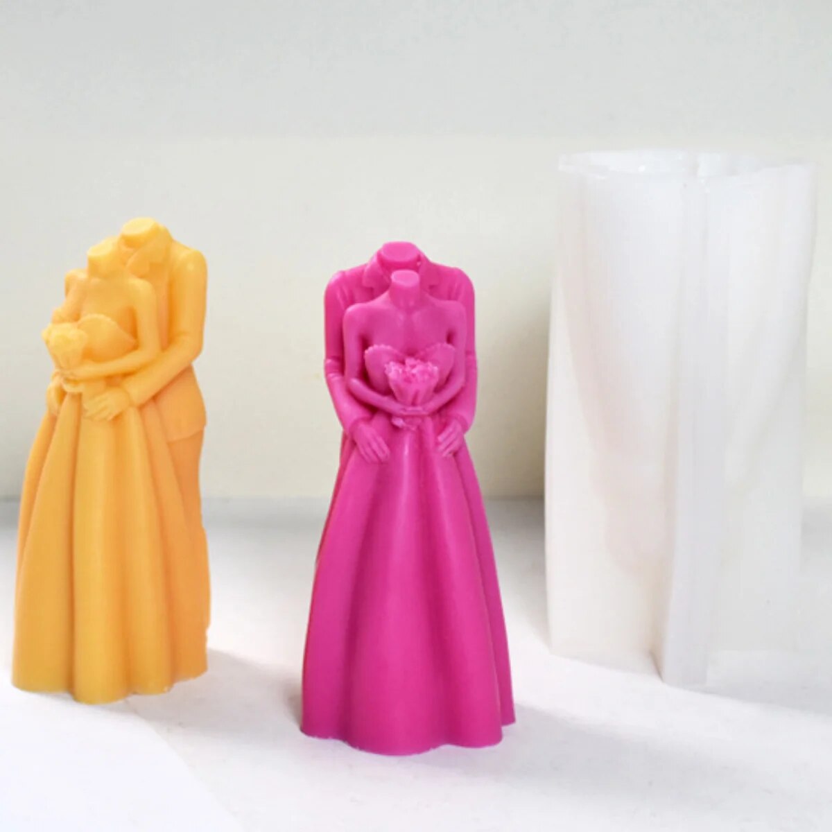 Bride & Groom Candle Mould