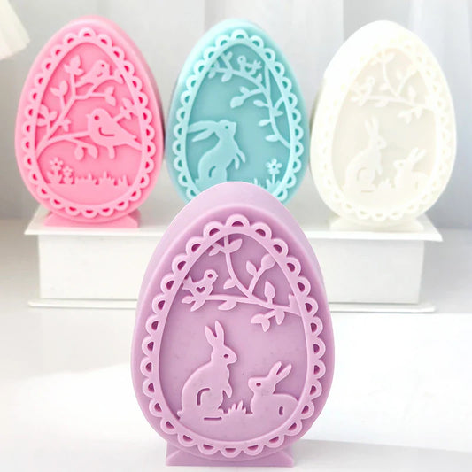 Easter Rabbit Silicone Candle Moulds