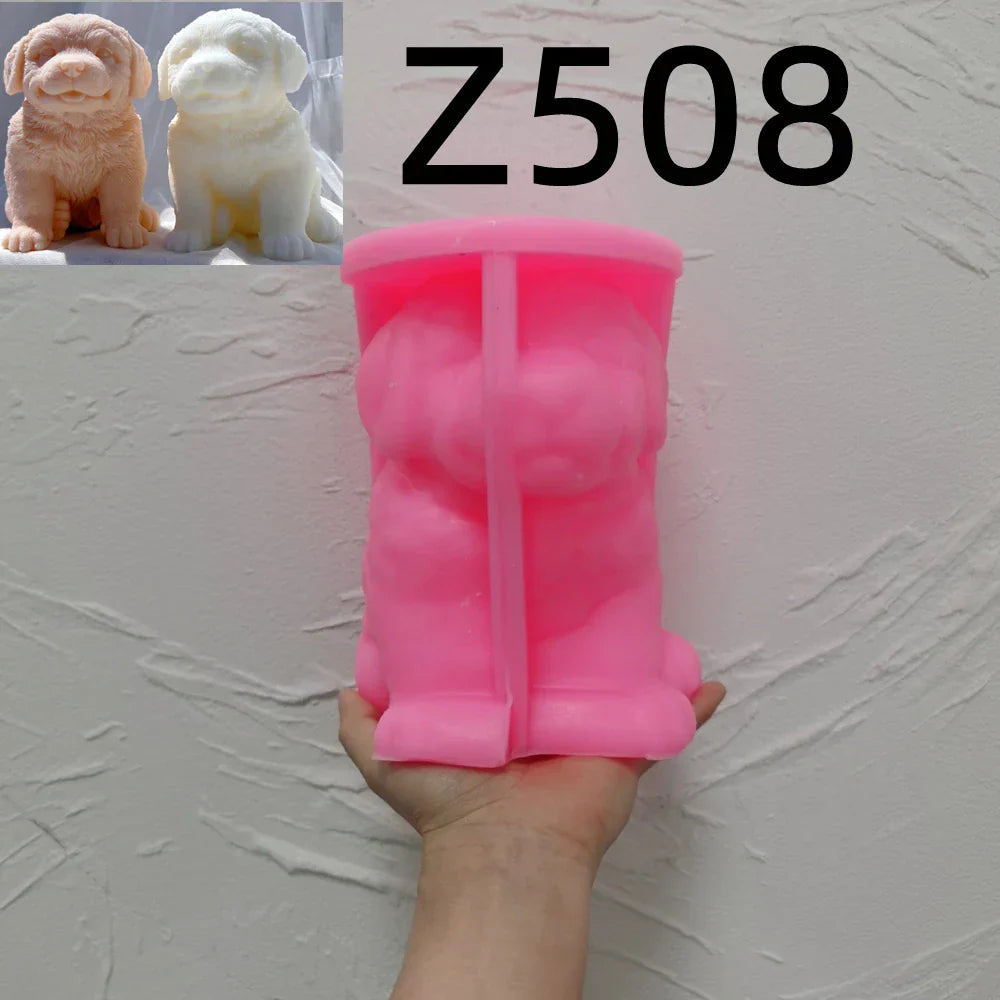 Bernese Mountain Dog Silicone Candle Mould