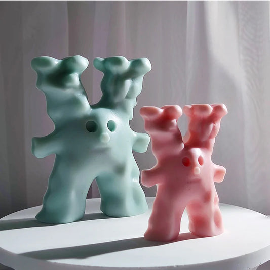 Snowman Monster Candle Silicone Mould