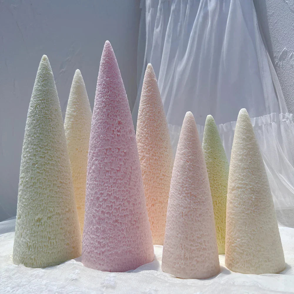 27CM Cone Christmas Tree Silicone Candle Mould