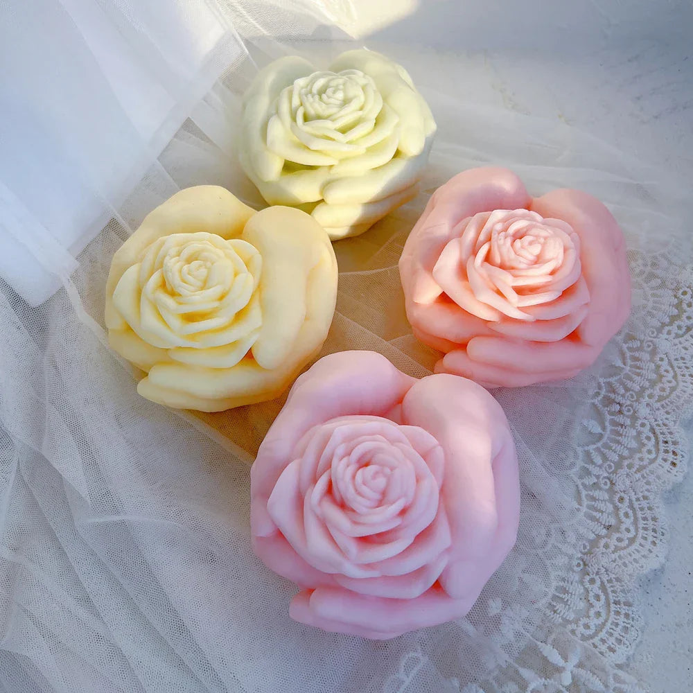 Rose In Hand Candle Mould