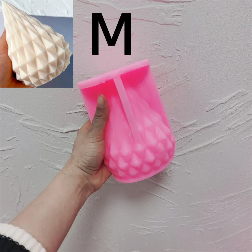 Diamond Cone Candle Mould