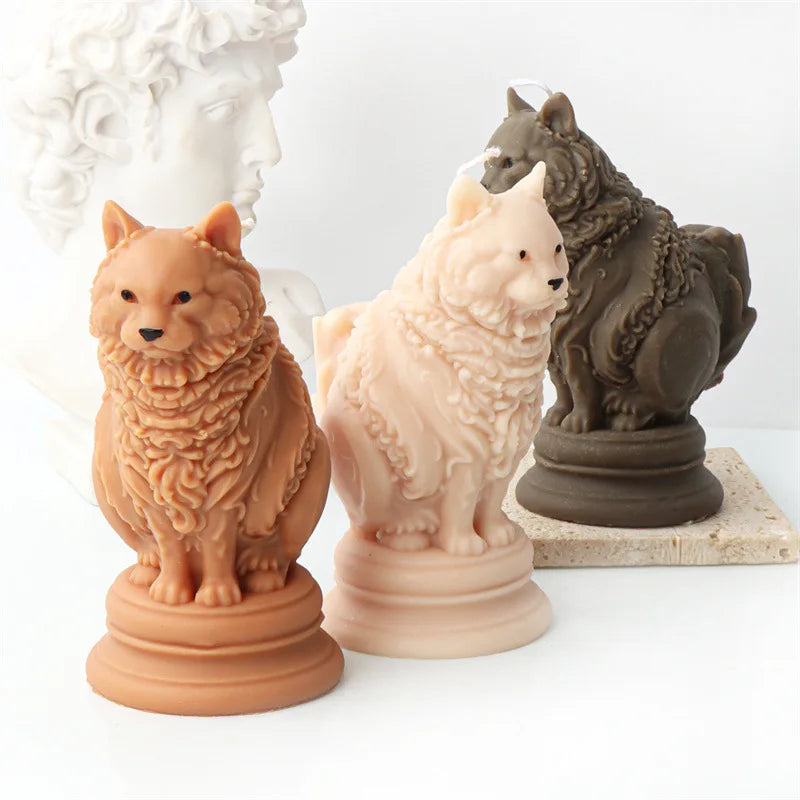 Adorable Ragdoll Cat Candle Mould