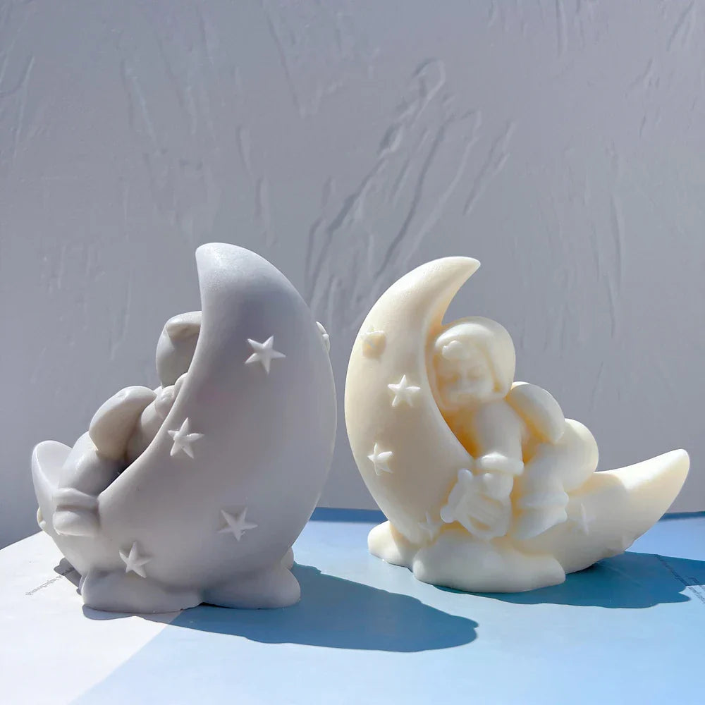Moon Dreamer Baby Candle Silicone Mould