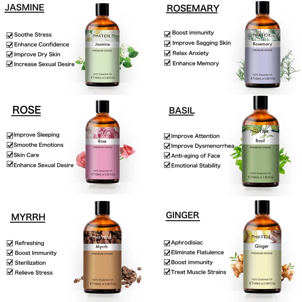 100ml Essential Oils for Candle Making DIY