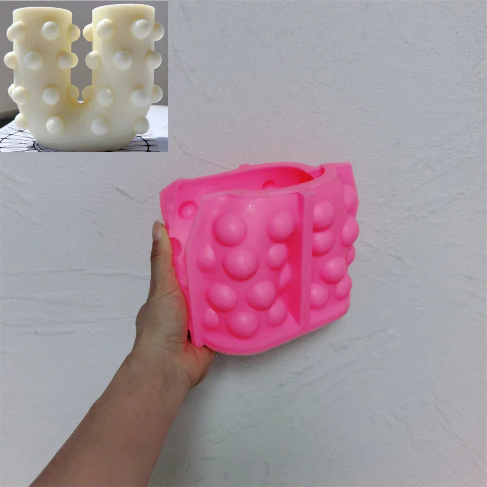 Geometric Shapes Candle Moulds