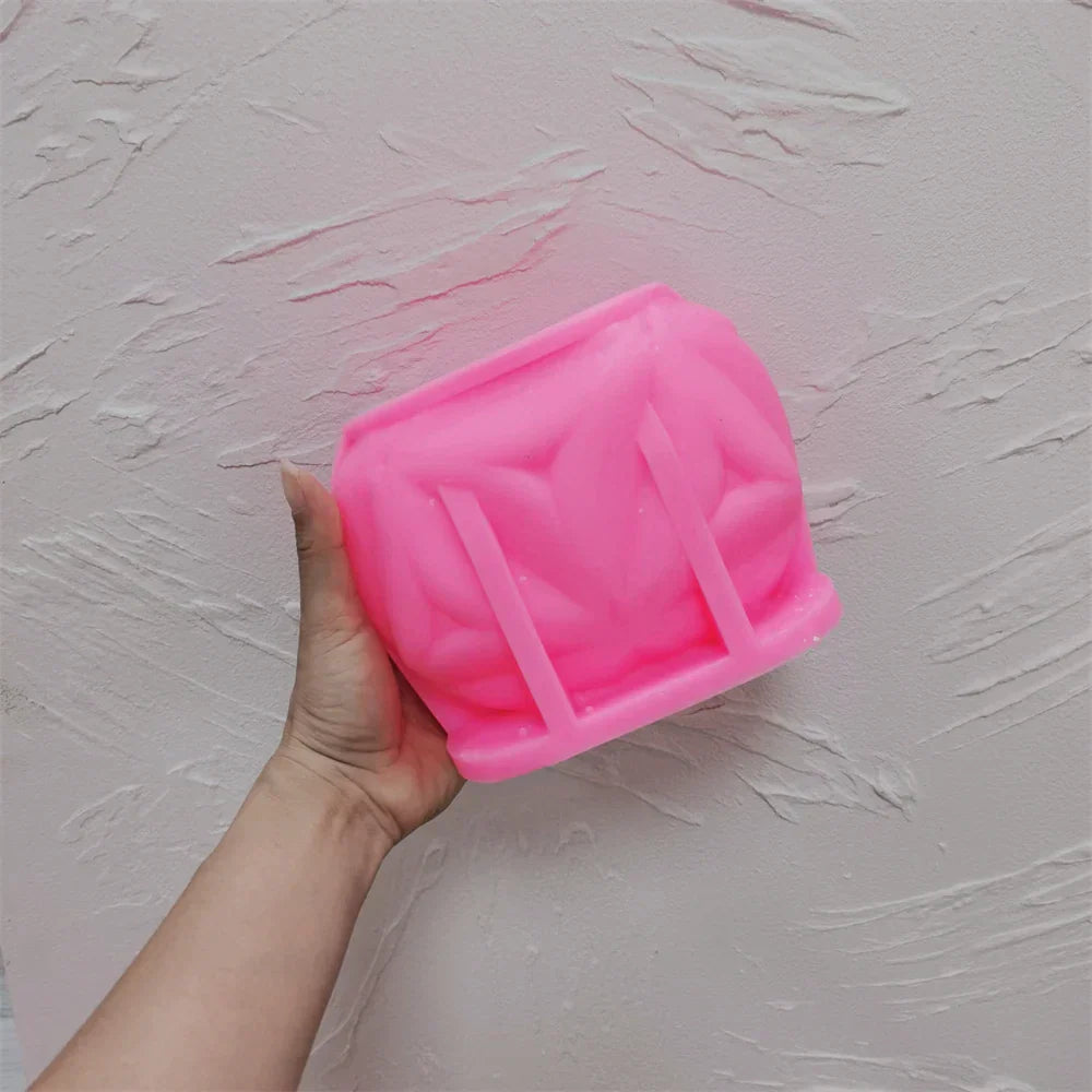 Leaf Square Candle Mould