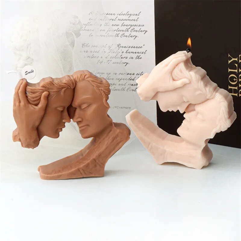 Lovers Kiss Candle Mould