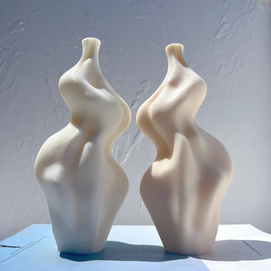 Irregular Geometric Sculptured Candle Silicone Mould