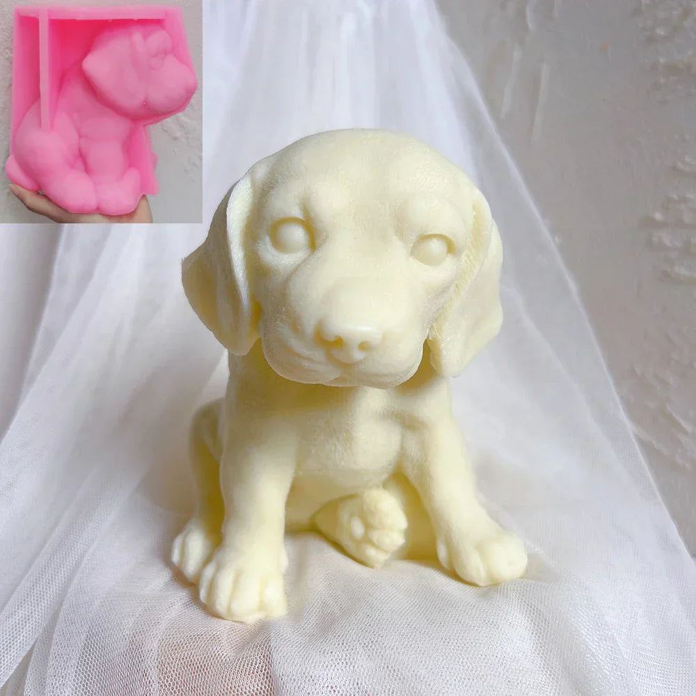Beagle Dog Candle Mould