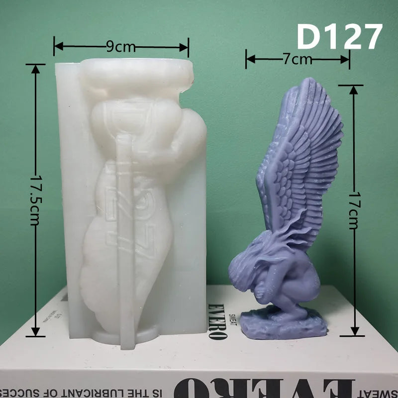 Winged Angel Silicone Candle Mould