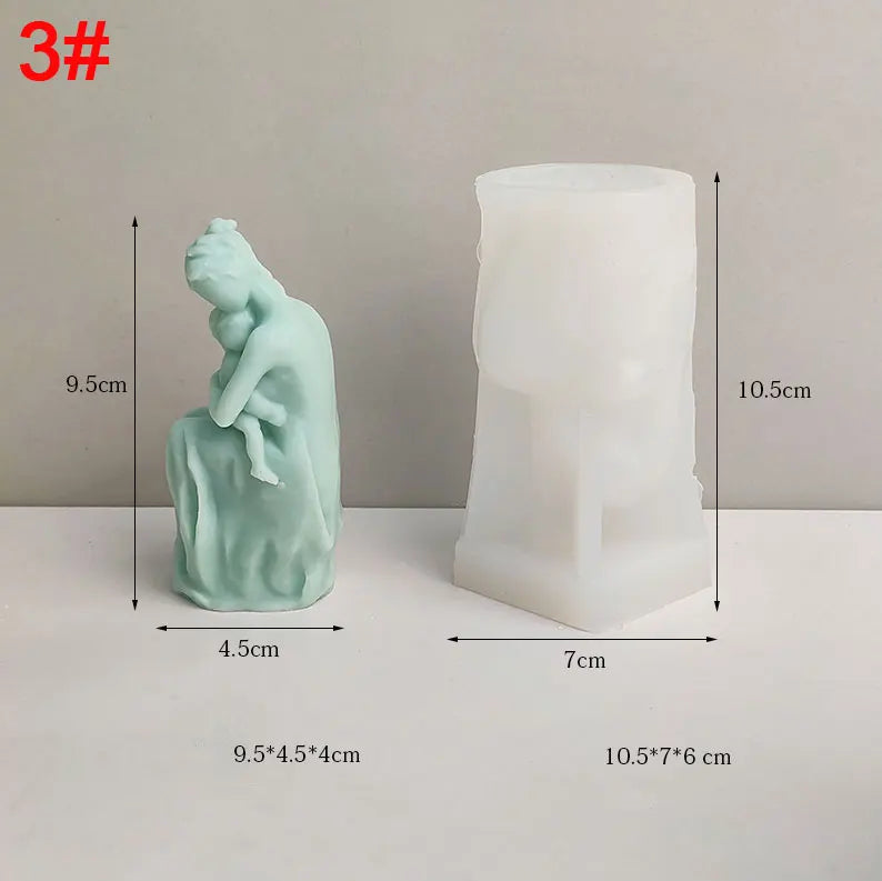 Growth Trilogy Silicone Candle Mould