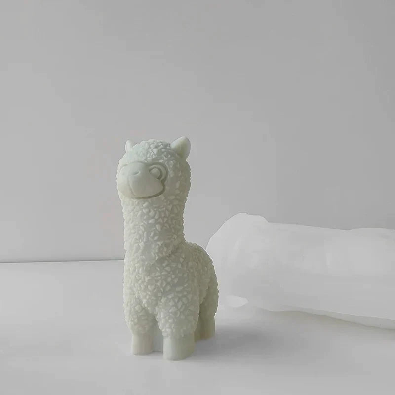 Alpaca Candle Mould Silicone