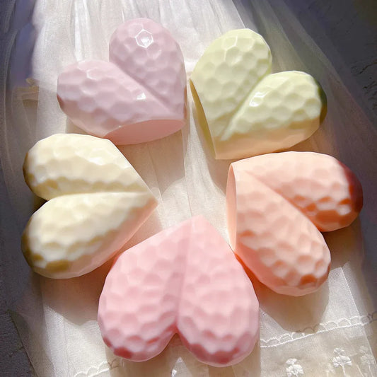 Valentine Day Gifts Diamond Heart Stand Shape Candles Moulds