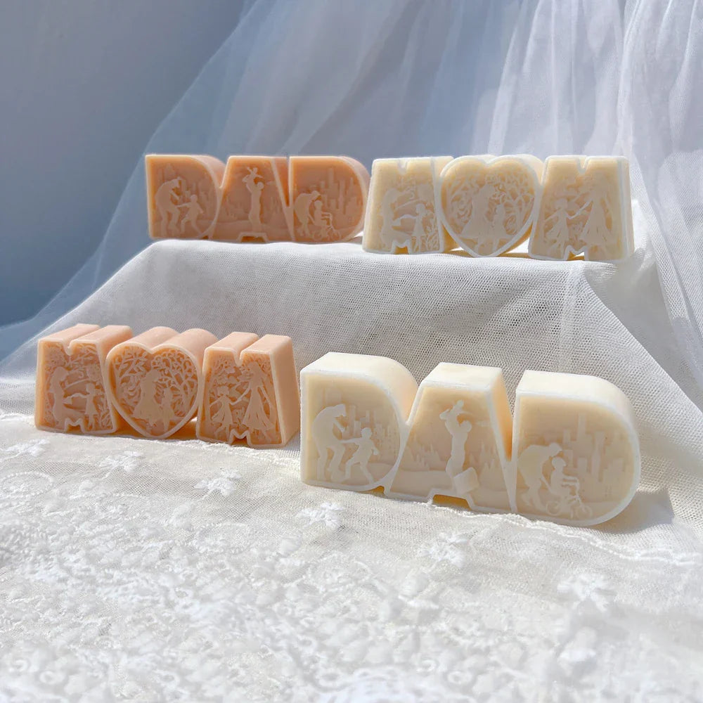 DAD & MOM Candle Mould