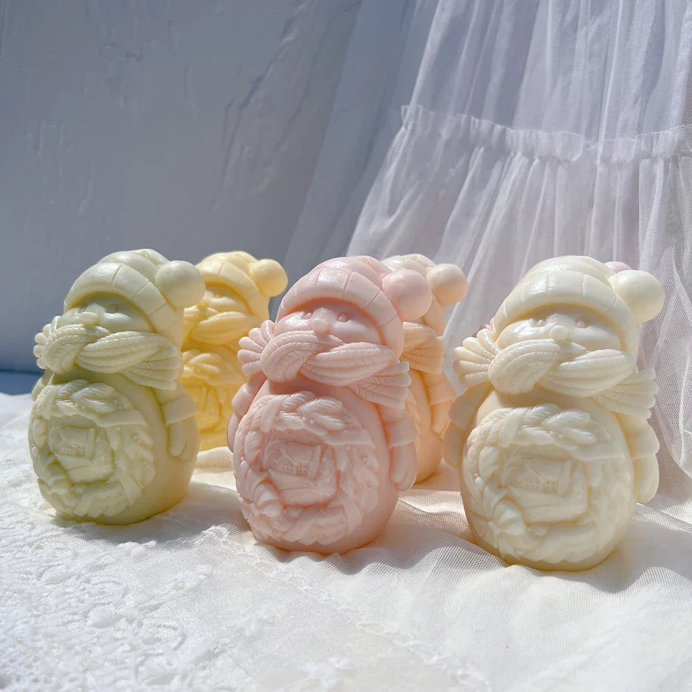 Cuddle Snowman Candle Mould