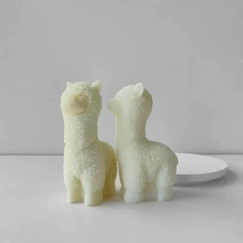 Alpaca Candle Mould Silicone