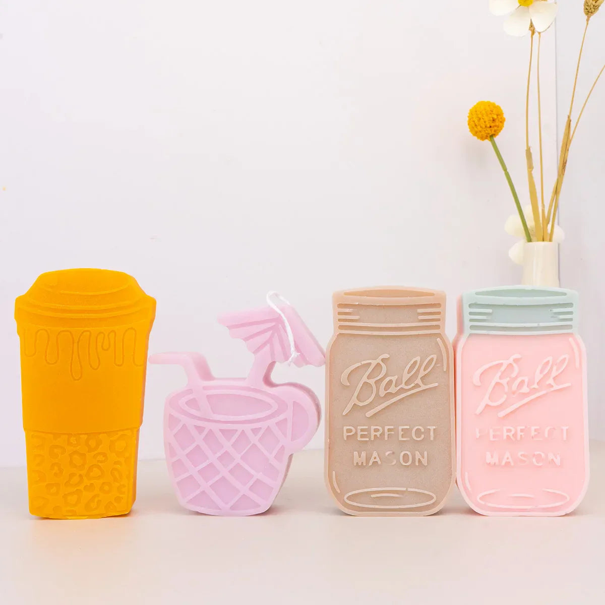Summer Theme Silicone Candle Moulds