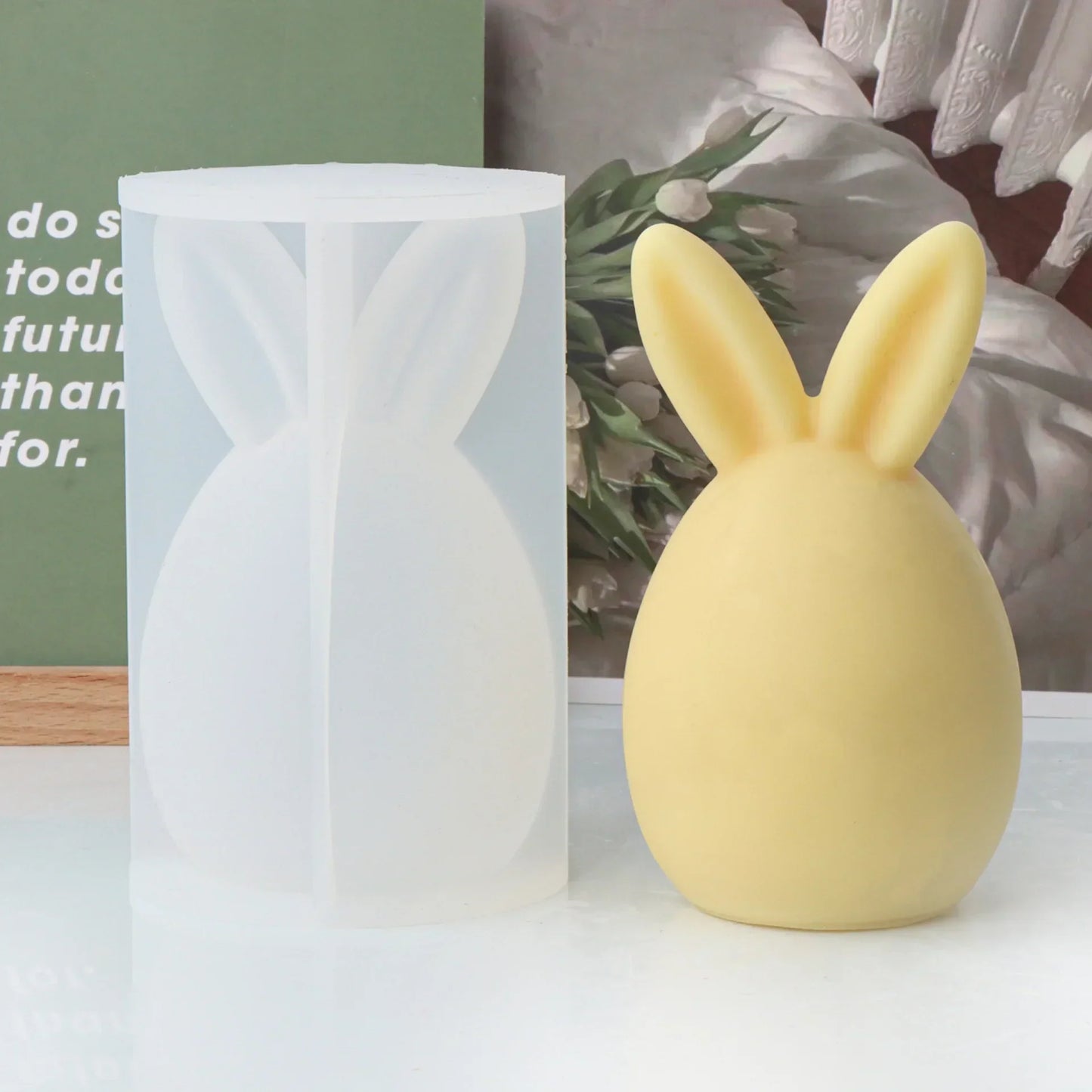 Easter Egg Bunny Silicone Candle Mould