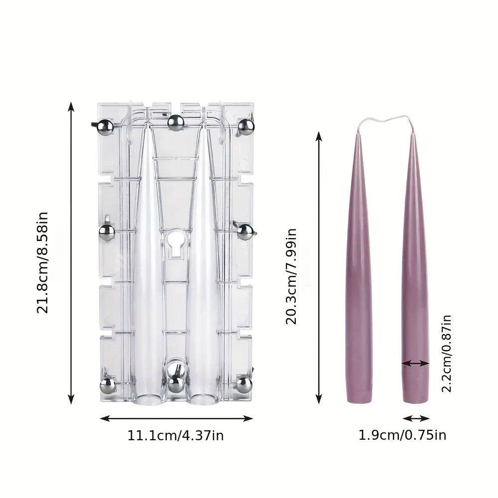 Dipped Pillar Duo Candle Mould