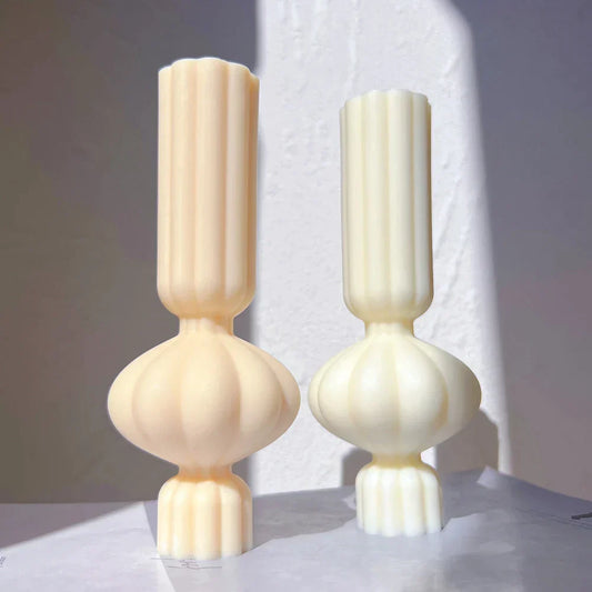 Unique Tall Pillar Silicone Candle Mould