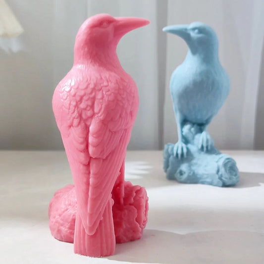 Crow Candle Mould