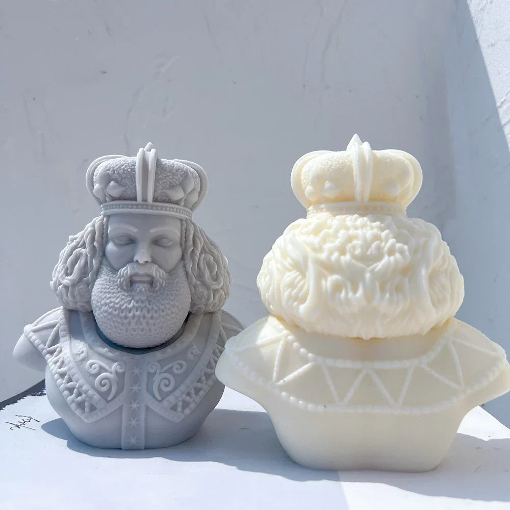 King and Queen Statue Candle Mould