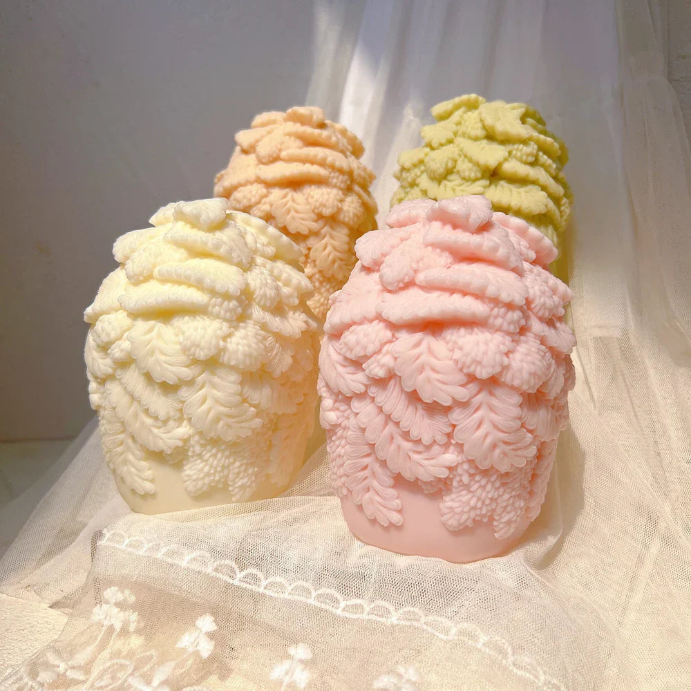 Luxurious Floral Bouquet Pillar Candle Mould