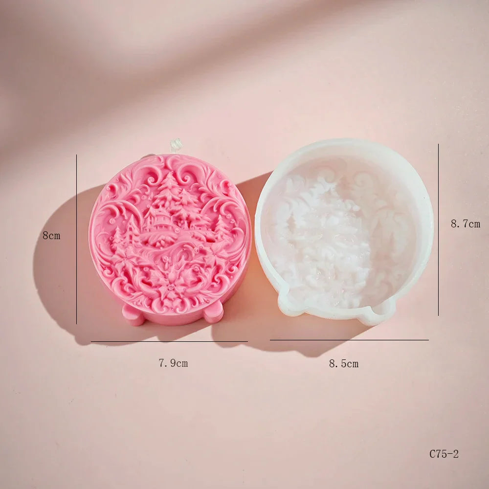 Festive Fir Candle Crafting Silicone Mould
