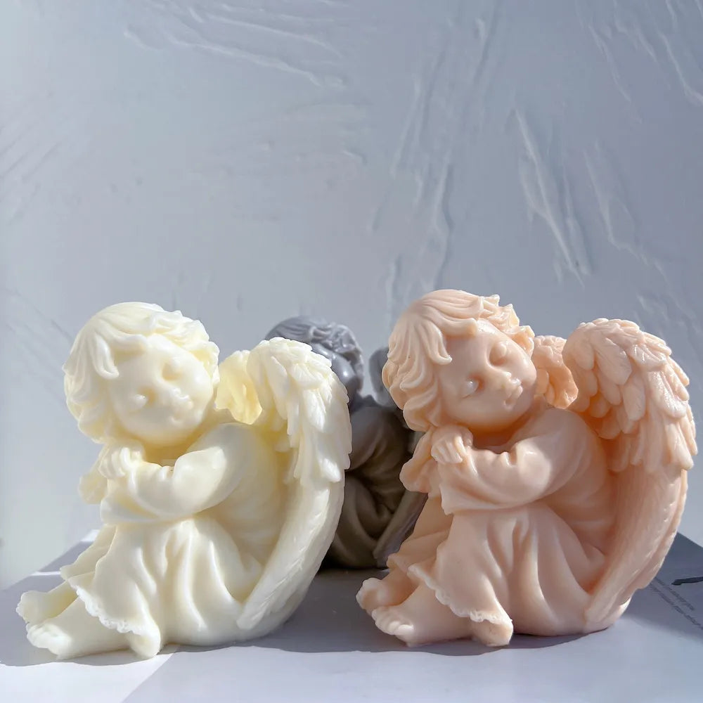 Cherub Candle Mould Silicone