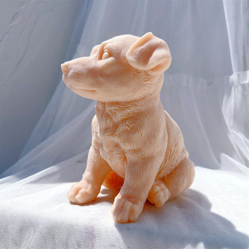 Retriever Dog Candle Mould
