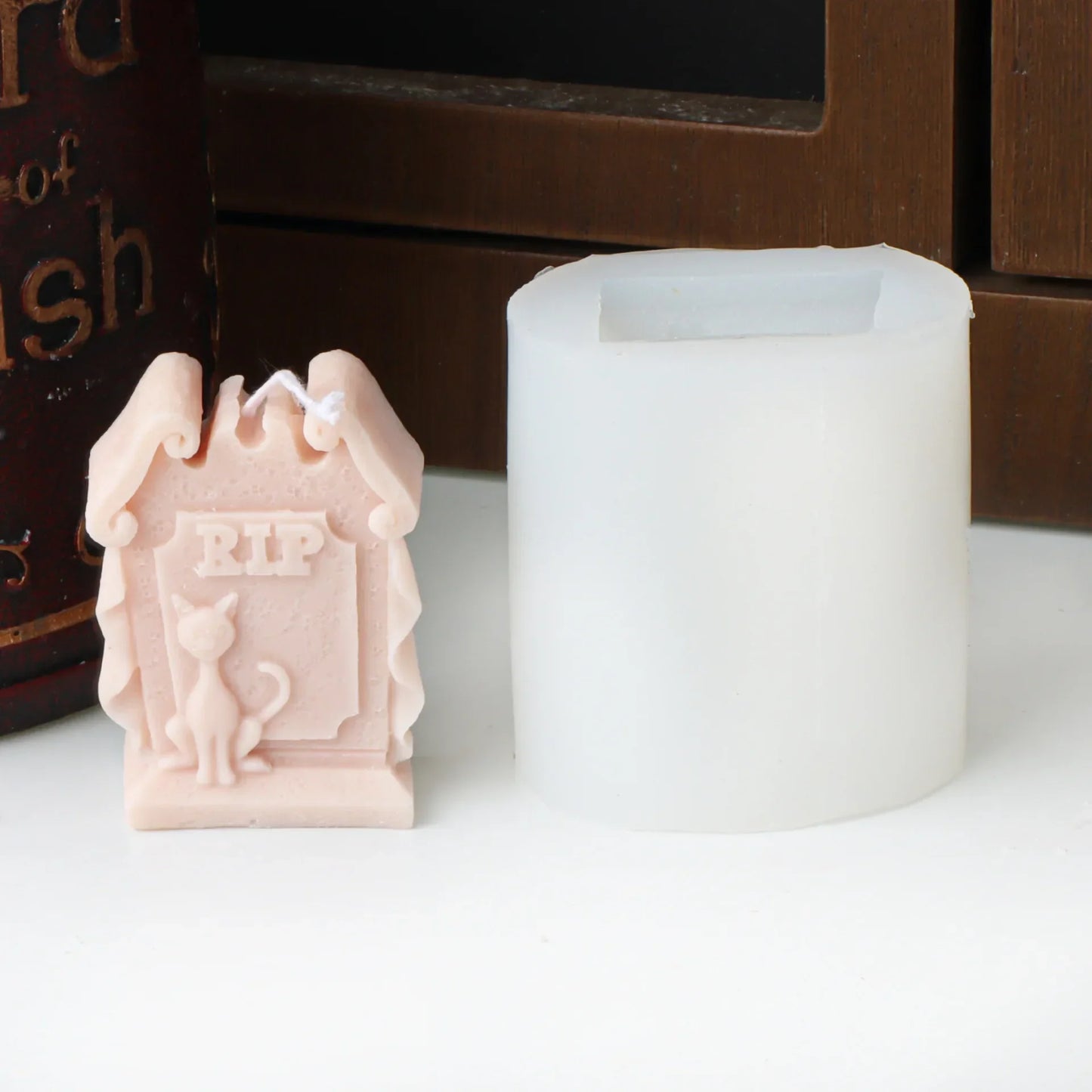 Halloween Spooky House Candle Silicone Moulds