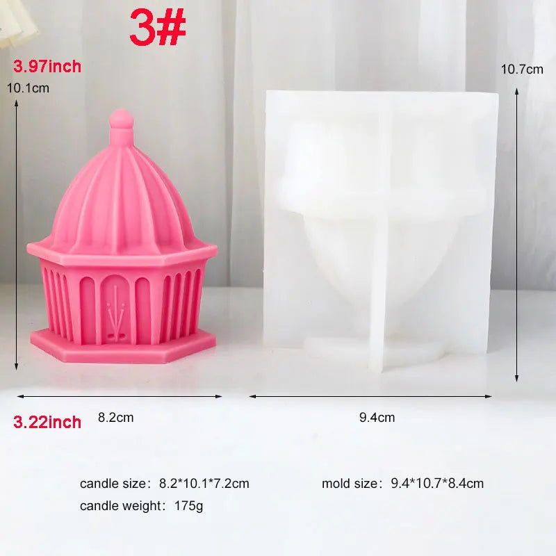 Architectural Dome Candle Mould