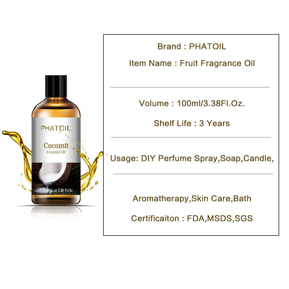100ml Fruit Fragrance Oil with Dropper
