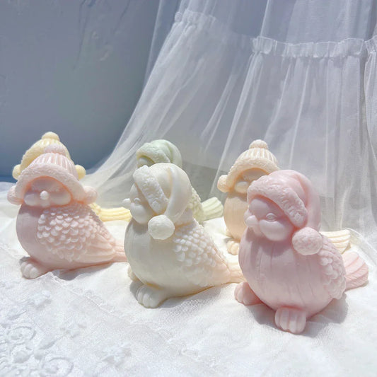 Holiday Snowbird Silicone Candle Mould