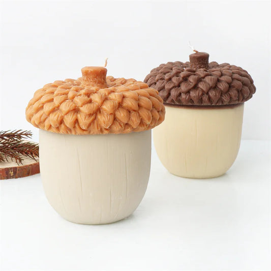 Acorn Nut Candle Silicone Mould