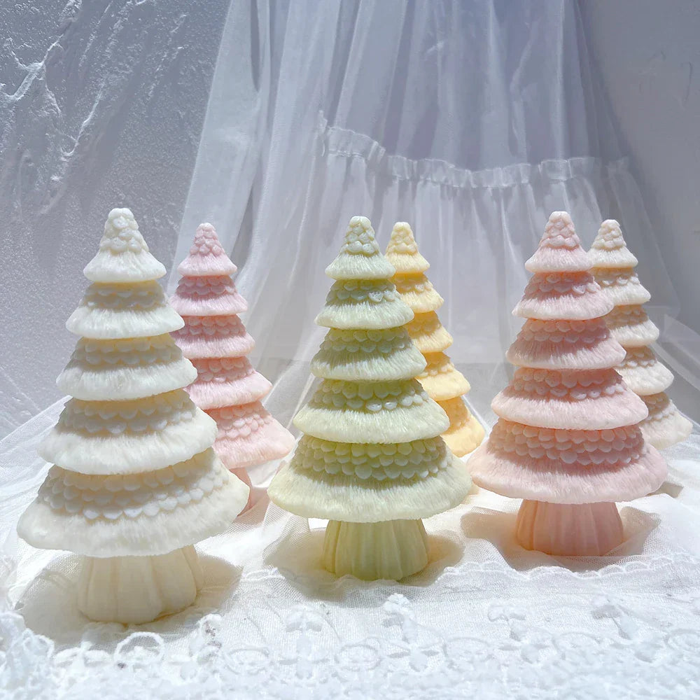Christmas Tree Silicone Candle Mould