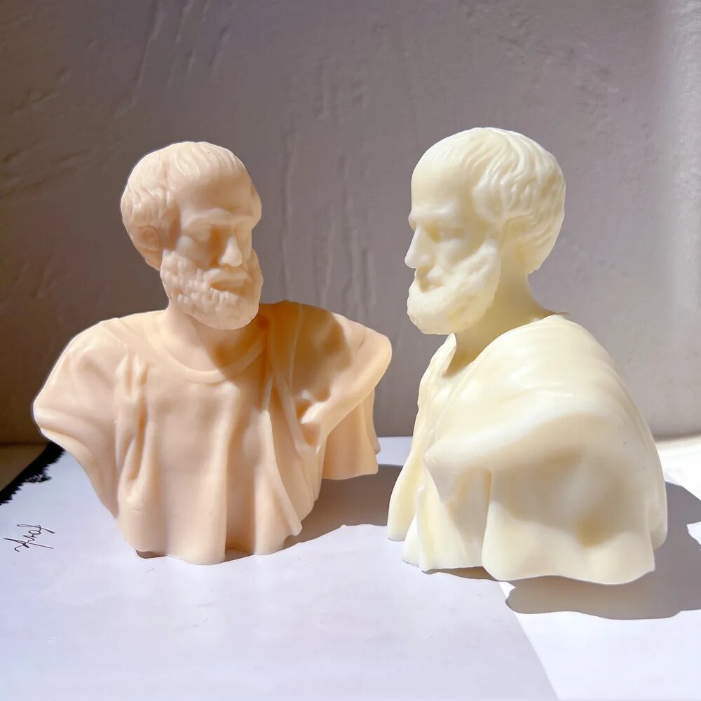 Ancient Greek philosopher Aristotle Candle Mould