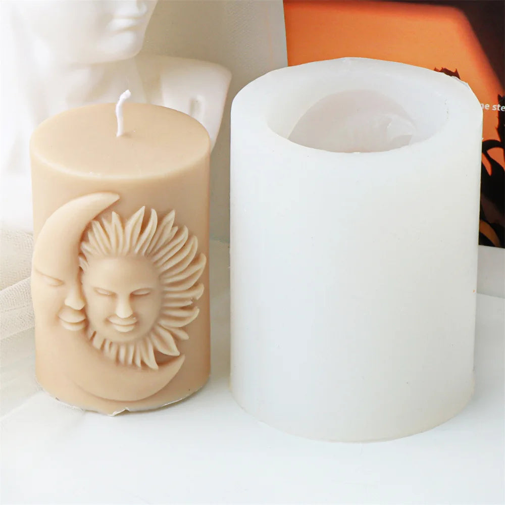 DIY Sun and Moon Candle Mould