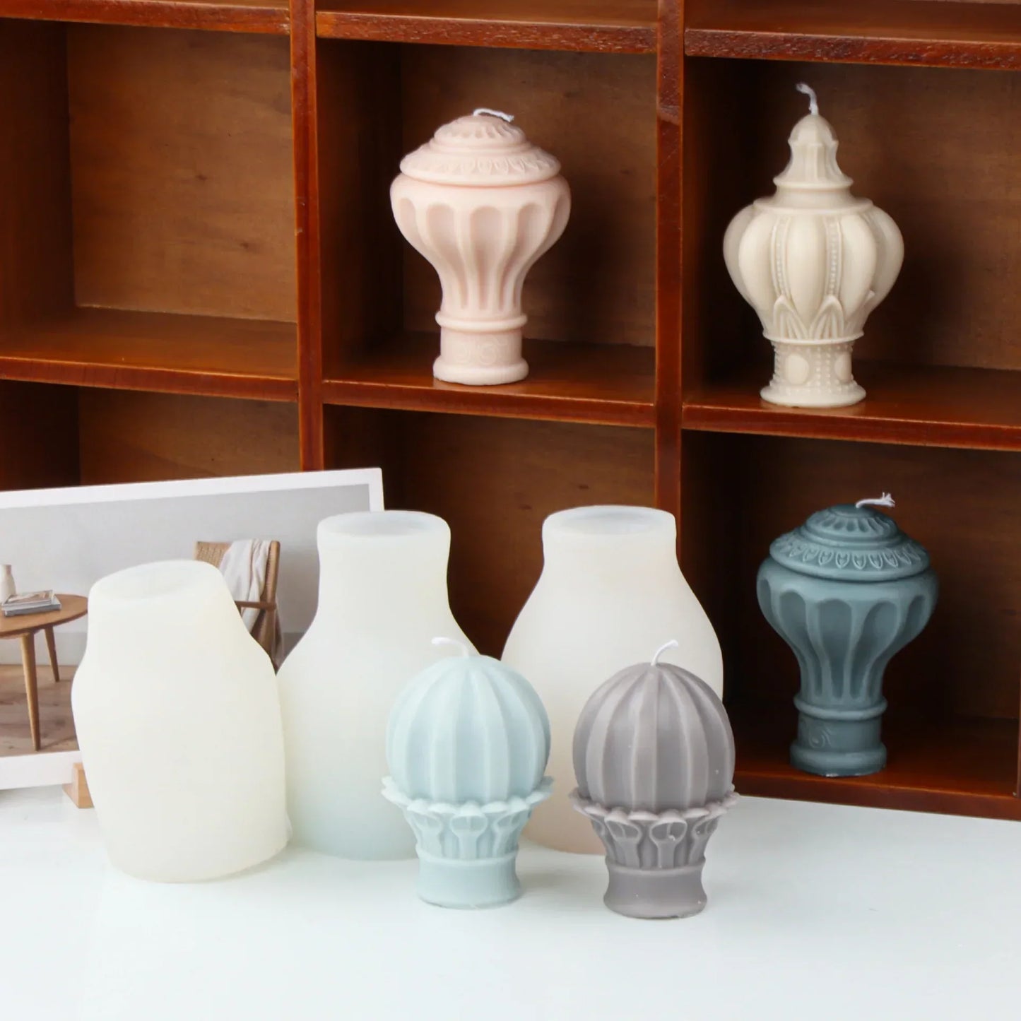 Ancient Greek Roman Column Candle Mould