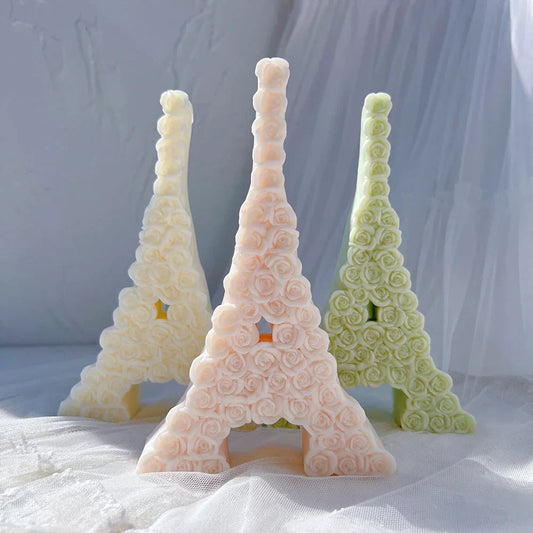 Rose Eiffel Tower Candle Mould