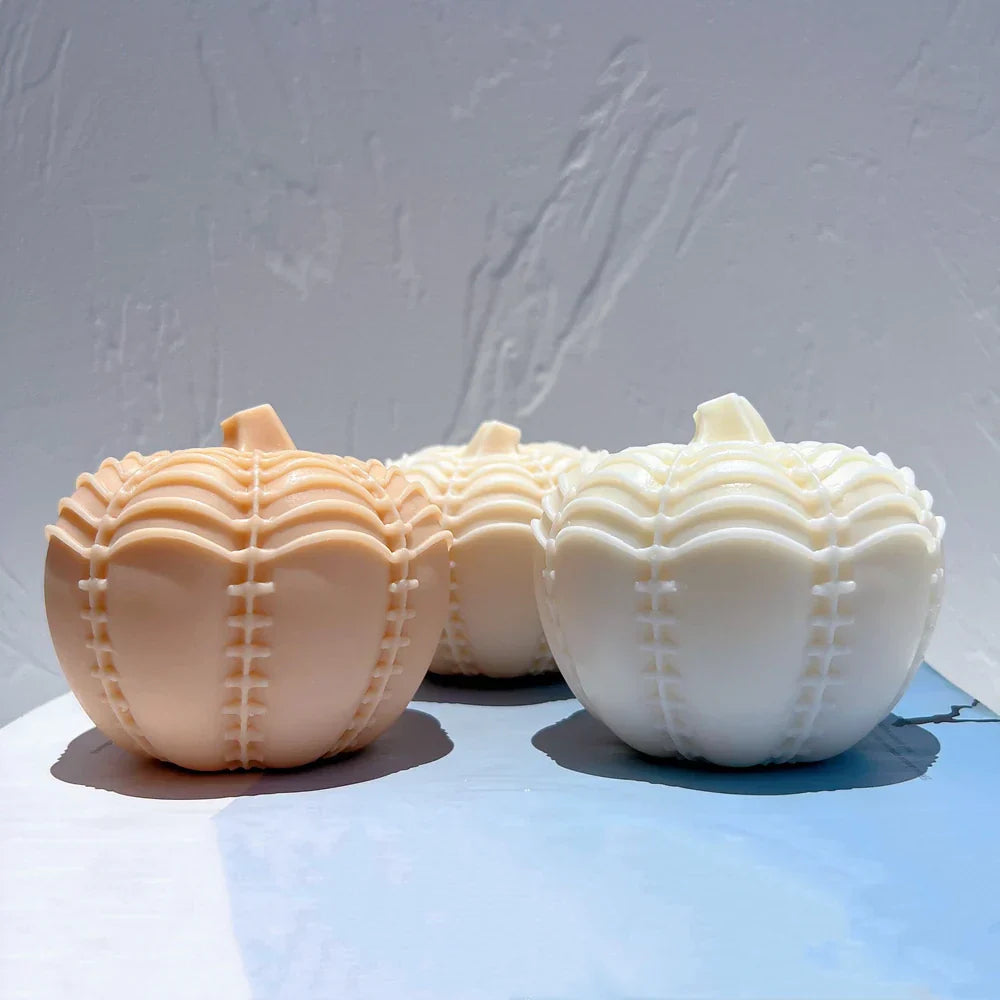 Halloween Bone Pumpkin Candle Mould