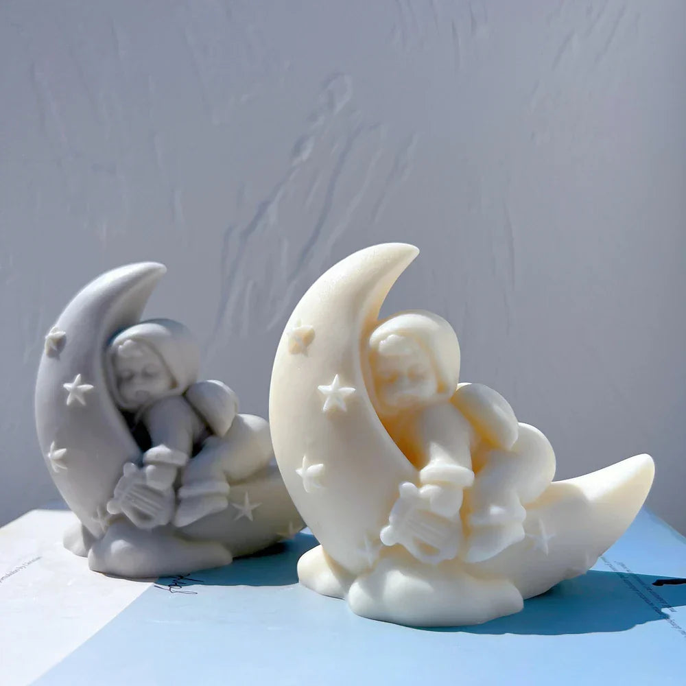 Moon Dreamer Baby Candle Silicone Mould